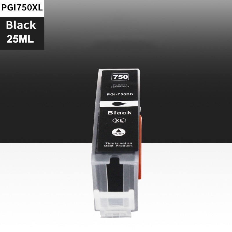 ตลับหมึก PGI 750XL PGI 750  สีดำ PGI750XL  ตลับหมึกสีดำสำหรับ Canon IP8770 IP7270 IX6870 IX6770 MG75