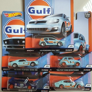 โมเดลรถเหล็ก Hotwheels ชุด Gulf ล้อยาง  มี5 ตัวเลือก