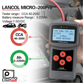 LANCOL Mini 200 Pro 24V 12V Car Battery Tester CCA BCI CA MC…