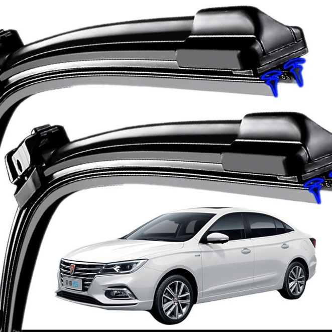 ✠♨∈Roewe i5 พิเศษที่ปัดน้ำฝนคู่ 2019 Roewe Ei5 เดิมรถหน้าต่างด้านหน้าใบปัดน้ำฝนไม่มีกระดูก