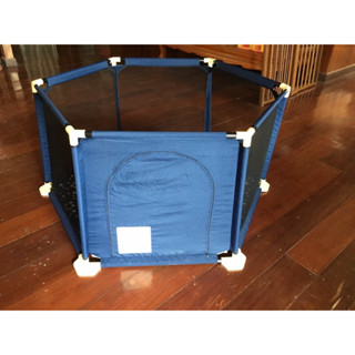 คอกกั้นเด็ก 6 เหลี่ยม Ottastyle playpen สี navy blue  ของใหม่