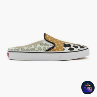 [ของแท้ ส่งฟรี จากไทย] VANS CLASSIC SLIP-ON MULE (PATTERN MIX MULTI) WINTER/TRUE WHITE