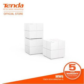 Tenda Nova MW6(Pack-3)/Mesh /AC1200 Whole home Mesh WiFi System (ประกันศูนย์ไทย 5 ปี)