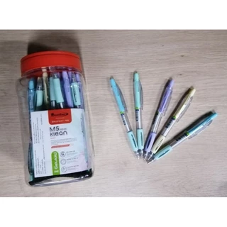 ปากกา​ QuanTum​ รุ่น​ M5​ MAXX​ Klean​ หมึก​สีน้ำเงิน​ 0.5​ มม.​ (1x50​ ด้าม)​