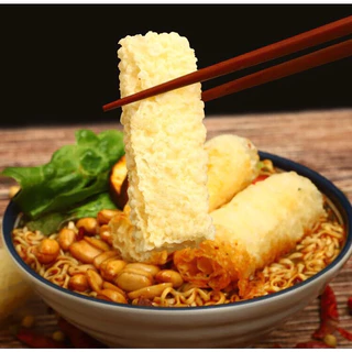 ฟองเต้าหู้ม้วนทอด อร่อย ทานคู่ชาบู สุกี้ หม้อไฟจีน สะดวกพร้อมต้ม ฟองเต้าหู้ม้วน 120g 响铃卷 พร้อมส่ง