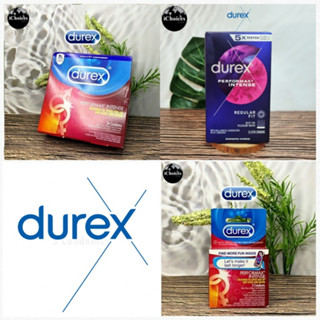 [Durex] Performax Intense Designed to Speed Her Up And Slow Him Down, Ribbed 56 mm Condoms ดูเร็กซ์ ผิวขรุขระ