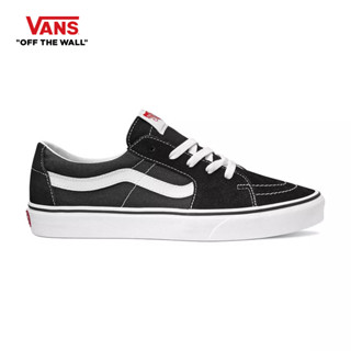 VANS SK8-LOW - BLACK/TRUE WHITE รองเท้า ผ้าใบ VANS ชาย หญิง