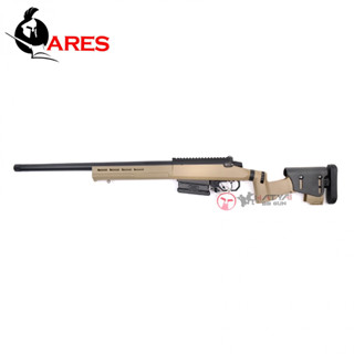 ARES AMOEBA AST-01 TN ( สีทราย ) SNIPER  แถมลูกบีบี ~ 1,000 นัด เป้ากระดาษ ,ของเล่นบีบีกัน