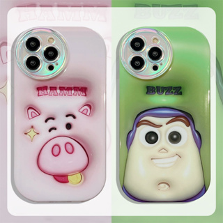 🚗สินค้ามาใหม🚗เคส 14 Pro Max 13 12 11 เคสไอโฟน iPhone 11 การ์ตูน หัวหมู Bashunnian พกง่ายๆ การป้องกันการตก Soft Case