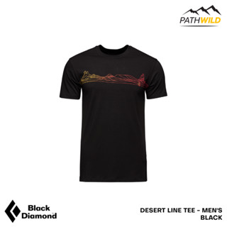 เสื้อยืด BLACK DIAMOND DESERT LINE TEE – MEN’S สี BLACK มีความยืดหยุ่น สวมใส่ได้สบาย