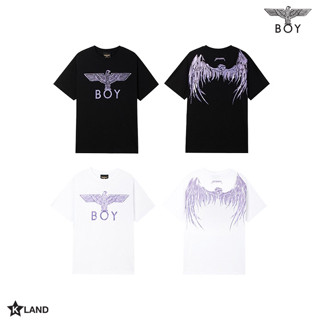 BOY LONDON บอย ลอนดอน T-SHIRT เสื้อยืด คอกลม ของแท้ 100% (BOY22TS1018N)