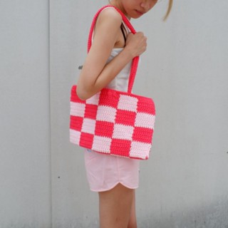 🏁checkered shoulder bag 🏁 กระเป๋าสะพายไหล่ลายตาราง