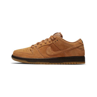 Nike Dunk SB Low Pro "Wheat Mocha" ของแท้ 100% แลกเปลี่ยนอย่างรวดเร็ว