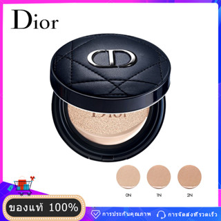 💗【100%ของแท้】Dior Forever Perfect Cushion 14g SPF35 PA+++ 0N/1N/2N ดิออร์ คุชชั่นครีม เมคอัพเบสเนื้อบางเบา/ติดทนนาน