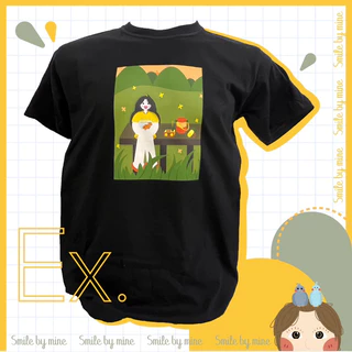 สกรีนเสื้อคอตตอน DTF/DFT สกรีนเสื้อตามสั่ง ไม่จำกัดสี ไม่มีขั้นต่ำ รับสกรีนเสื้อยืด
