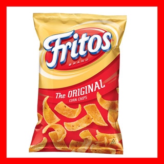 Fritos The Original Corn Chips Regular ฟริโตส คอร์น ชิพส์ ข้าวโพดอบกรอบ ขนม ขนมขบเคี้ยว ขนมทานเล่น 312g