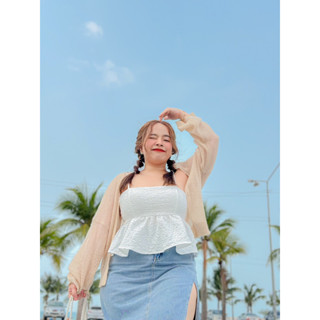 เสื้อสายเดี่ยวปลายระบาย Cotton Top อก34-38” โค้ด 𝐋𝟐𝟗𝟗𝐇𝐈𝐓 ลด 20% เมื่อช็อปขั้นต่ำ 99 บาท ลดสูงสุด 120