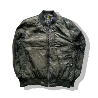 GLADIATOR Camo Bomber Flight Jacket รอบอก 44”