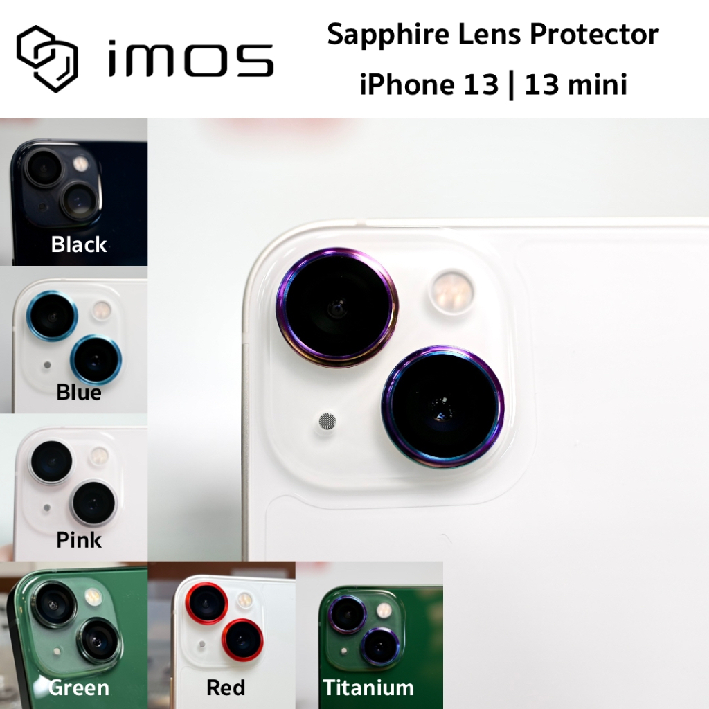 กระจกกันรอย เลนส์กล้อง iMos iPhone 13 | 13 Mini