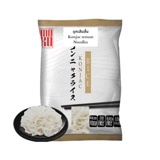 MOKU บุกเส้นสั้น(ขาวล้วน) 160 กรัม (FK0231-1) เส้นขนมจีน เส้นบุก บุกเพื่อสุขภาพ ไม่มีแป้ง คีโต ก๋วยเตี๋ยว Konjac Sensan