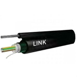 Link UFC9506DSA Fiber Optic 6 Core OS2 9/125 μm Single-Mode, Single Tube, Stranded Drop Wire, Armored (400 M.)