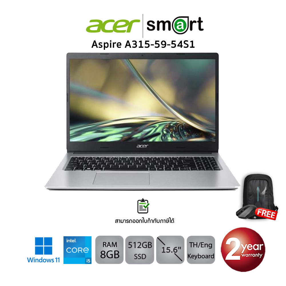 Acer Aspire A315-59-54S1 (NXK6TST004) i5-1235U/8GB/512GB SSD/Intel Iris Xe Graphics/15.6" FHD/Win11 