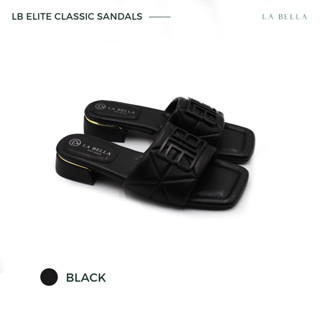 LA BELLA รุ่น LB ELITE CLASSIC SANDALS - BLACK