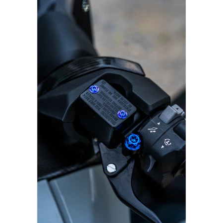 น็อตอุดกระจกหัวฟือง ไทเทเนียม Xmax , Forza , Pcx150-160 1ชุด=2ตัว