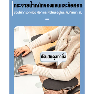 แท่นรองแขน❗ ที่รองแขนลดอาการปวดเมื่อย ใช้หนีบกับโต๊ะใช้งานสะดวก แผ่นรองข้อมือเล่นคอม พนักวางแขน
