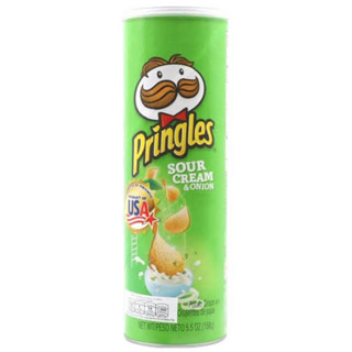 Pringles sour cream and onion 🇺🇸นำเข้าจากอเมริกา 5.5oz.