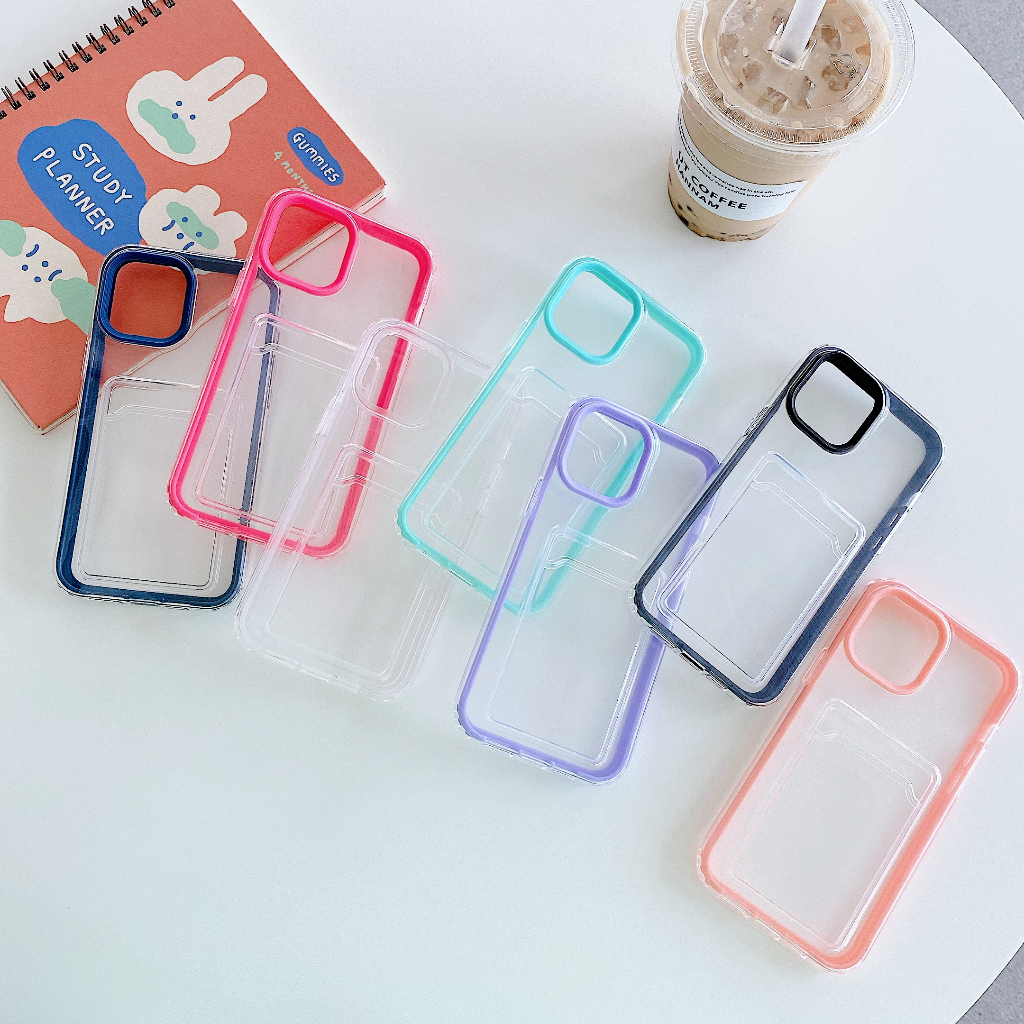 3in1 ช่องใส่การ์ดกระเป๋าสตางค์เคสโทรศัพท์สำหรับ iPhone 11 12 13 14 15 16 Pro Max 6 7 8 Plus XR X XS MAX SE 2020
