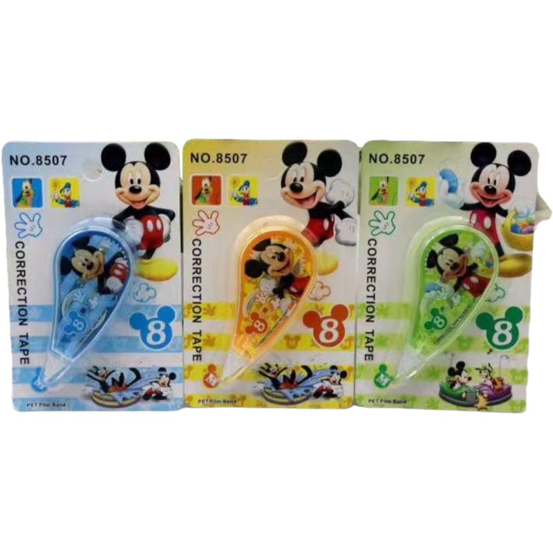 เทปลบคำผิดลายการ์ตูน ยาว 8 เมตร (คละสี)ลบปากกา ขนาดเล็ก กระทัดรัด ใช้งานสะดวก - รูปที่ 4