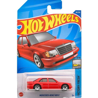 HOTWHEELS Mercedes-Benz 500E (Red) Hot Wheels ฮอตวิล ของแท้ รถเหล็ก รถของเล่น