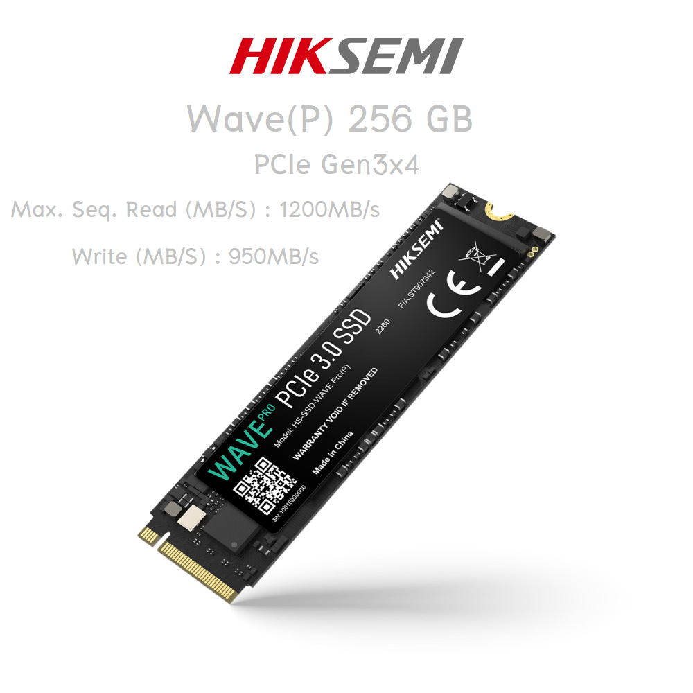 SSD (เอสเอสดี) HIKSEMI ,(WAVE(P) PCIe Gen3x4 3Y) ,(WAVE PRO(P) 5Y) ,(WAVE(S) SATAIII 3Y)
