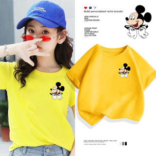 H429B🌻 เสื้อยืดลายการ์ตูน 🌻 สุดเท่ห์ น่ารักสดใส ใส่สบายมากเนื้อผ้าดีมาก ฤดูซัมเมอร์สำหรับเด็ก