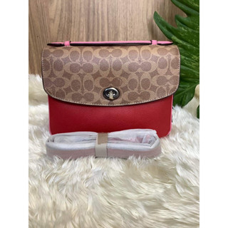 ♥️ Coach Cassie Crossbody with Signature Canvas #74091