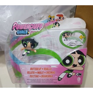 PowerPuff Girls Bubblesการ์ตูนในตำนาน ด้านล่างมีล้อหมุนได้คะ สีเขียว ของแท้ 100%ลดจากป้าย 425บ.