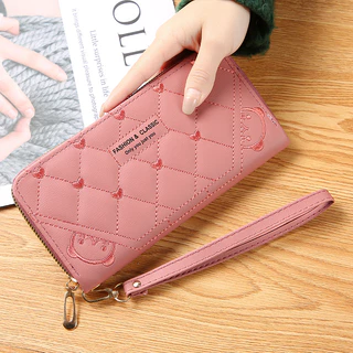 กระเป๋าสำหรับผู้หญิง กระเป๋าสตางค์ใบย่ว Fashion พร้อมส่ง B-383