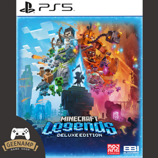 (โค้ดshopee 20DDXTRA915 ลด20%) PS5 [มือ1] Minecraft Legends : Deluxe Edition (R2/EU)(EN) - Mine craft Legend