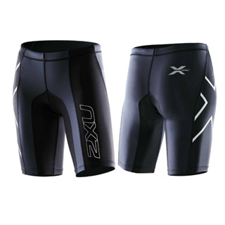 2XU WOMENS ELITE COMPRESSION SHORT-WA1935 (BLK/STL) : กางเกงรัดกล้ามเนื้อขาสั้นสำหรับผู้หญิง