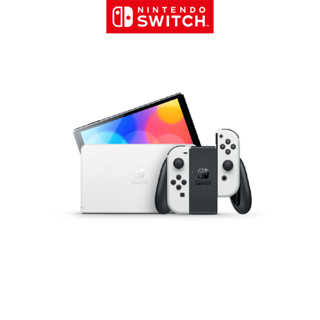 [Nintendo Official Store] Nintendo Switch - OLED Model White (เครื่องเล่นเกมและจอยคอน)