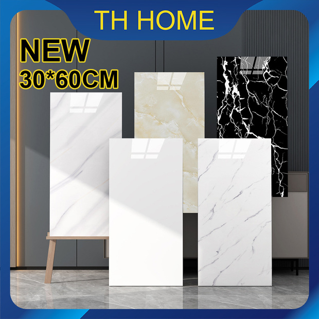 TH HOME DIY วอลล์เปเปอร์ที่สวยงามกาวตนเอง หนา2.5ซม wallpaper sticker กันน้ำ pvcวอลเปเปอร์ห้องครัว สต