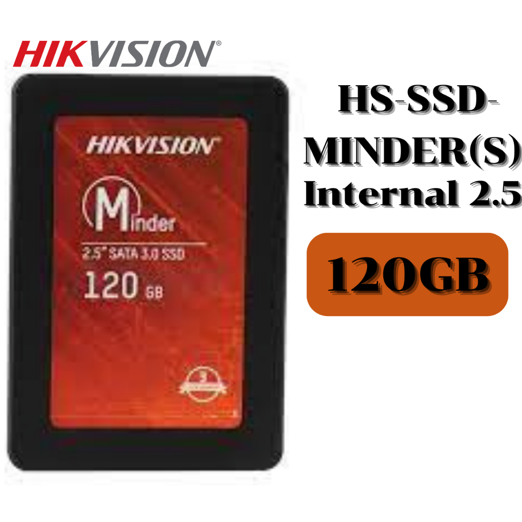 #SSD120GB #SSDHIKVISION #SSD2.5 #SSD3D #SSDของแท้ #HighR/Wspeed #SATA3.0 #READspeed #WRITEspeed #3DNANDtechnology #Vibrationresistantstructure #Slimandportable #2.5-inch7mm #BrandHikvision #ModelMinder #InterfaceSATAIII #Capacity120GB #Warranty3ปี