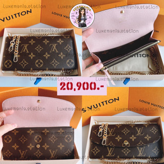 👜: New!! Louis Vuitton Emilie Long Wallet‼️ก่อนกดสั่งรบกวนทักมาเช็คสต๊อคก่อนนะคะ‼️