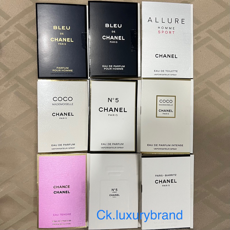 น้ำหอม Chanel ขนาดทดลอง 1.5 ml. แท้💯 จากช้อปเซนทรัล🌟