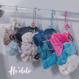 🎉ซื้อชิ้นที่สองเพียง 39 บาท🌟อ่านก่อนชำระ HOOLOLI Scrunchie : Scrunchie Set 3 pcs.