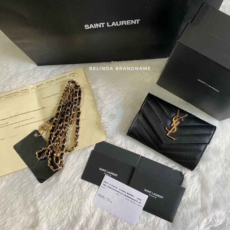 [ขายแล้ว] Ysl cardholder Y21 แท้100%