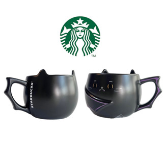 STARBUCKS TAIWAN  2020 : BLACK CAT VAMPIRE MUG HALLOWEEN 2020 COLLECTION 2020 สินค้าหายาก ของแท้ 100%