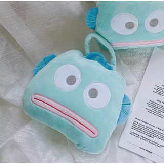 หมอน ผ้าห่ม ตุ๊กตา การ์ตูนนางเงือก sanrio Mermaid Hanton Little Water Monster Ugly Fish