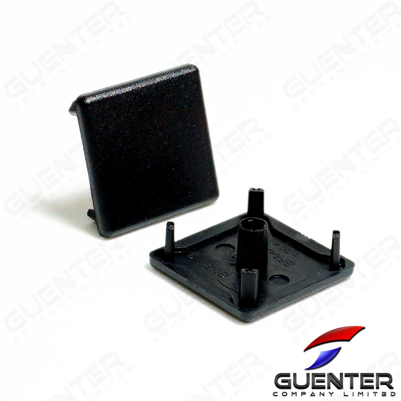 End Cap 3030 – 30 Series (จำหน่ายแบบตัว/แพ็ค) ฝาปิดสำหรับอลูมิเนียมโปรไฟล์ขนาด 30×30 มีให้เลือก 2 สี ดำและเทา [ASB-33] - รูปที่ 2